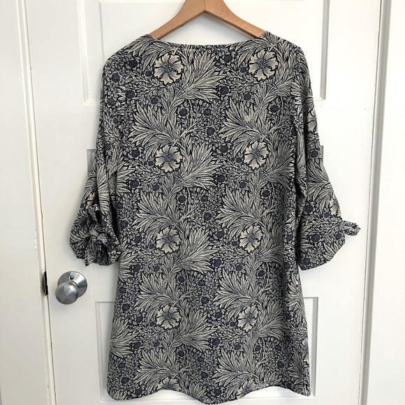 Limited Edition Blue Cornflower William Morris x H&M tunic dress US2 - Picture 8 of 12